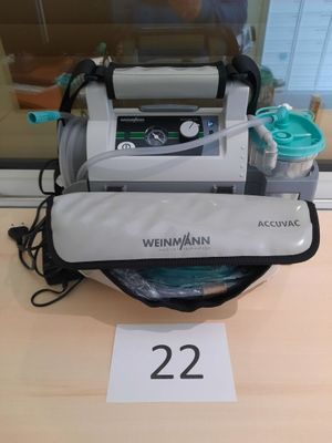 Aspirateur à mucosité WEINMANN, modèle ACCUVAC LITE, de 2023…
