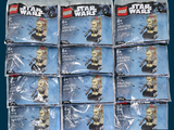 de nombreuses figurines Lego Star Wars dans le coffret