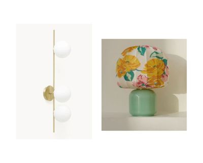 Lampe Vanity Boum Loulou Rose Flowers + Applique Murale West…