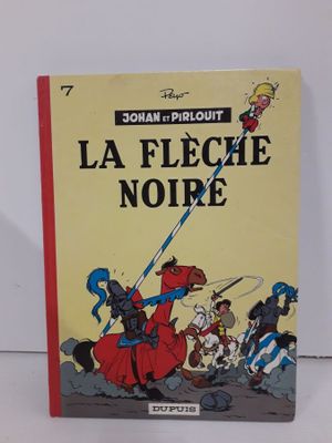 On voit ici la couverture du livre *La Flèche noire*.