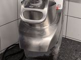 an image of a stainless steel blender in a kitchen
