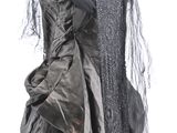 an image of a mannequin dressed in a black dress