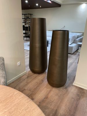 1 vase « Kenza » métal small 1 vase « Kenza » métal large