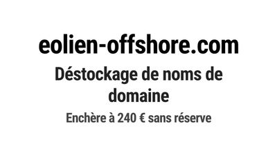 Nom de domaine eolien-offshore.