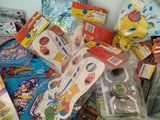 a pile of children ' s toys on a table