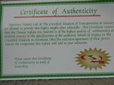 un certificat d'authenticité d'un certificat d'authenticité