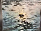 a picture of a picture of a boat in the water