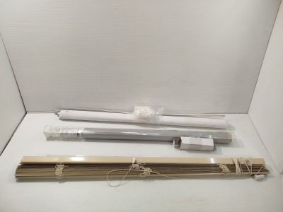 a box with a bunch of sticks in it