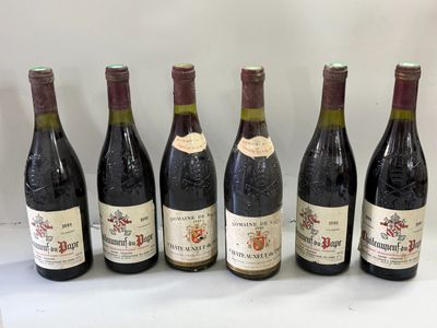 6 boteilles 4 bts CDP 1991 Henri Chausse et 2 bts CDP 1980 D…