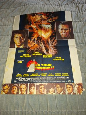 La tour infernale. Affiche 60 x 80 cm