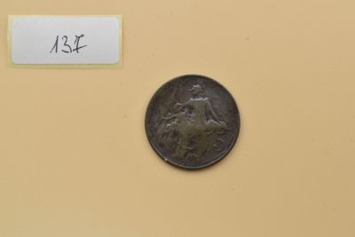Troisième République. 5 Centimes .