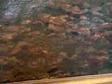 a picture of a painting on the wall of a room