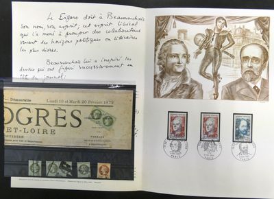 un livre ouvert avec la photo d'un homme et d'une femme