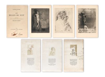 six livres sur lesquels figurent des dessins de femmes et d'hommes, posés sur une surface blanche