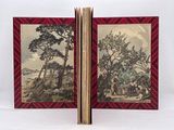 an image of a book with a picture of a landscape on it