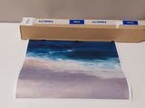 an image of a picture of a beach with a box of watercolors