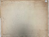 a picture of a piece of old paper on a table