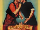 une affiche du film « Le petit monde de Don Camillo »