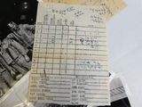 several old photos of men in military uniforms are on a table