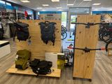 a bike shop with a lot of bikes on display