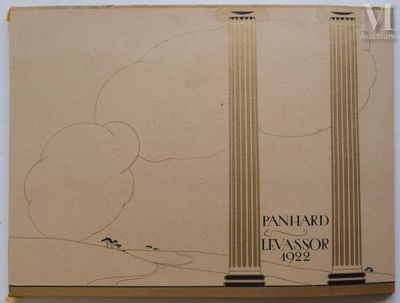 an image of a book with a drawing of a building on it