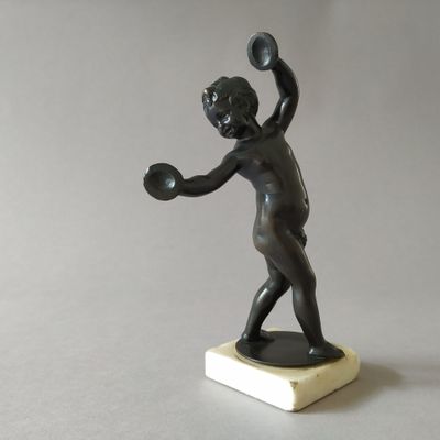 CLODION (d'après), fin XIXe Putti joueur de cymbales - Photo 1