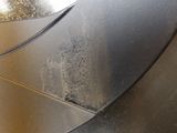 a close up of a metal object on a table