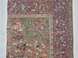 an image of a picture of a rug with a picture of a man and a woman