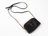Sac à bandoulière matelassé noir Saint Laurent