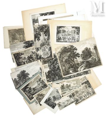 une pile de vieilles photos en noir et blanc posée sur une table
