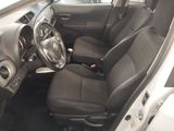 the interior of a small car is clean and ready to be used