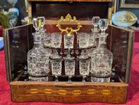 Cave à liqueur d’époque N III, XIXe siècle, en loupe et ronc… (photo 4)