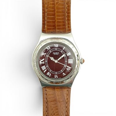 an image of a wrist watch with roman numerals on the face