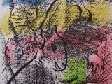 une photo d'une photo d'un dessin sur une feuille de papier