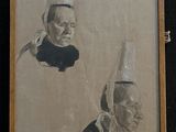 a picture of a painting of a man and a woman
