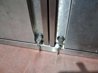 (n°41) Meuble à suspendre inox 2 portes L:80 P:42 H:70 - Mat… (photo 4)