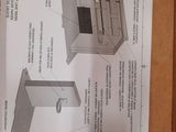 a diagram of a kitchen with a sink and a stove