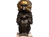 an image of a statue of a man with a hat on his head