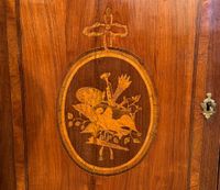 ENCOIGNURE en placage d'acajou et marqueterie de bois de ros… (photo 3)