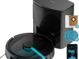 une image représentant une chaîne hi-fi noire avec une lumière bleue