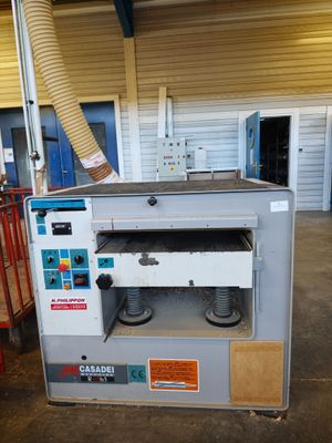 a machine that is sitting inside of a building