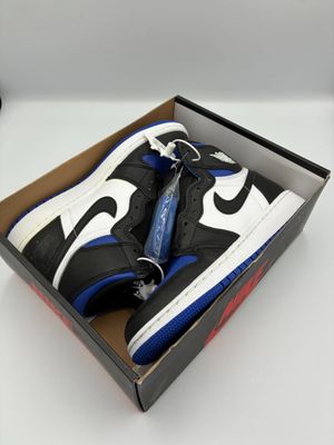nike air jordan 1 mid black varsity blue