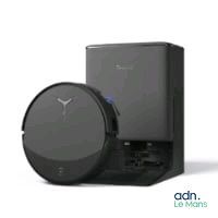 an image of a picture of a black speaker and a box
