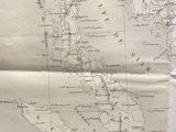 an old map of the british and canadian provincess
