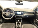 the interior of a car with a steering wheel, dashboard, and dash board