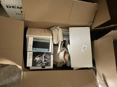 a box with a bunch of electronics inside of it