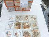 une table sur laquelle sont posées de nombreuses cartes