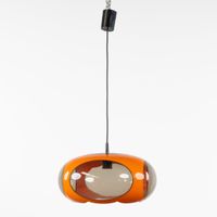 Massive, une suspension « Bug Eye » orange en forme d’OVNI, … (photo 3)