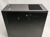 an image of a black computer case sitting on top of a white surface