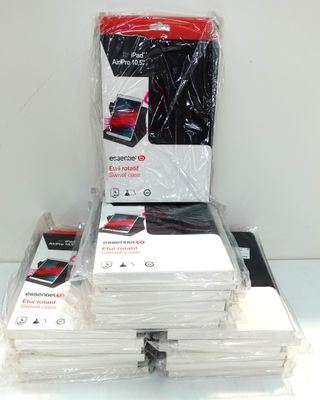 a stack of cards sitting on top of each other on a table